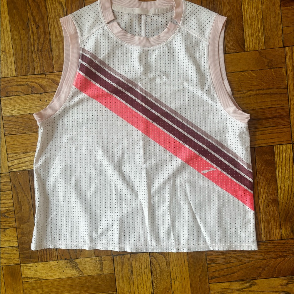Brooks Pink and Red Women's Jersey Top